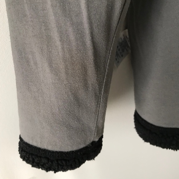 Lands End Black Sherpa Fleece Half Zip Pullover - Picture 15 of 16